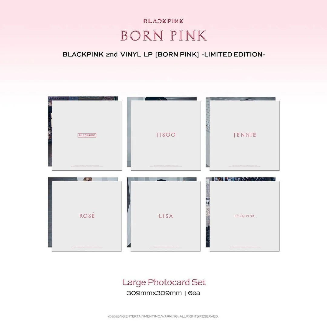Đĩa Than Album Born Pink - BLACKPINK Box Set Limited Edition 2LP - Ảnh 7
