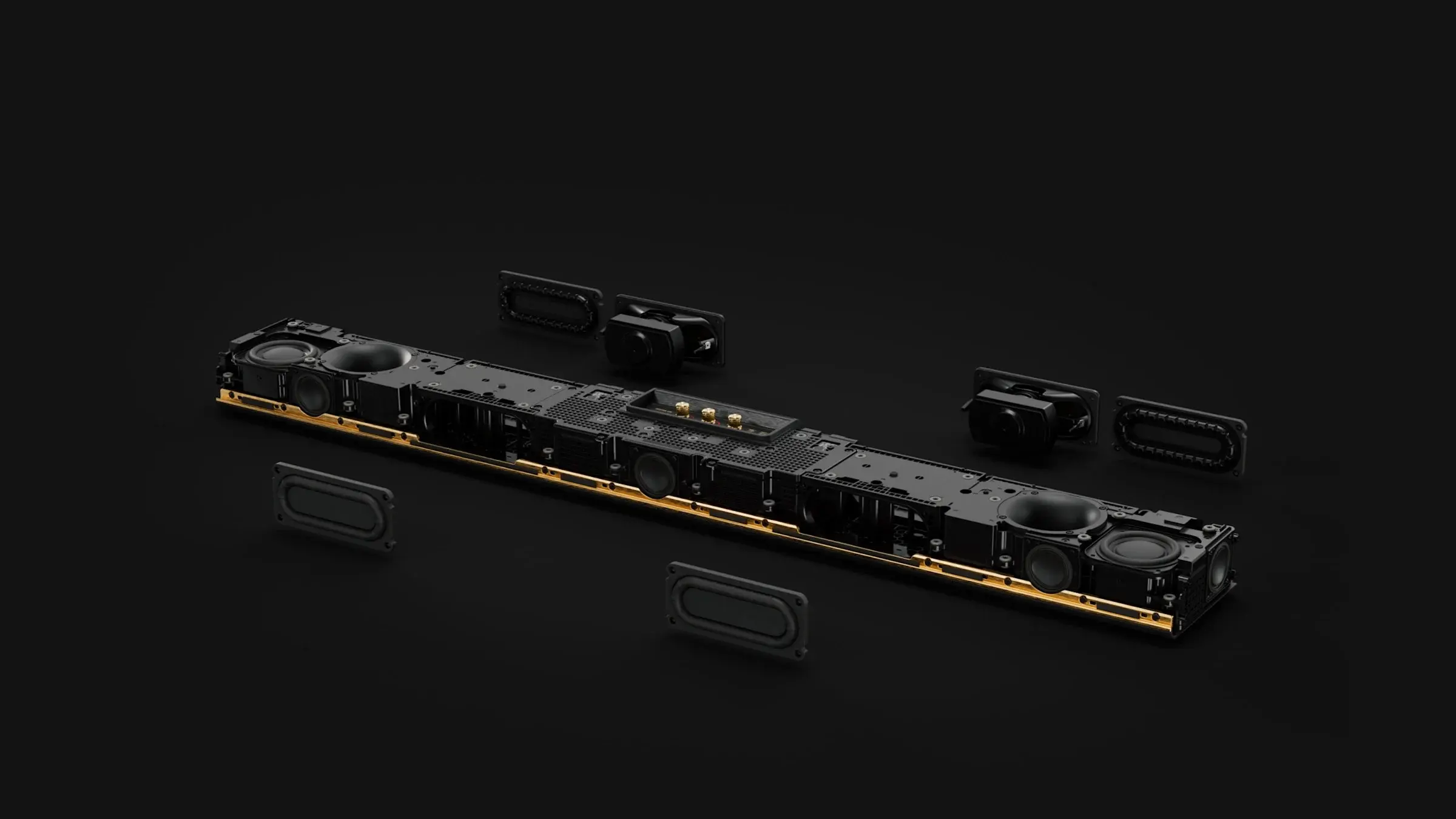 Marshall ra mắt Soundbar tên gọi HESTON 120, 11 củ loa, hỗ trợ Dolby Atmos, DTS:X, giá $999