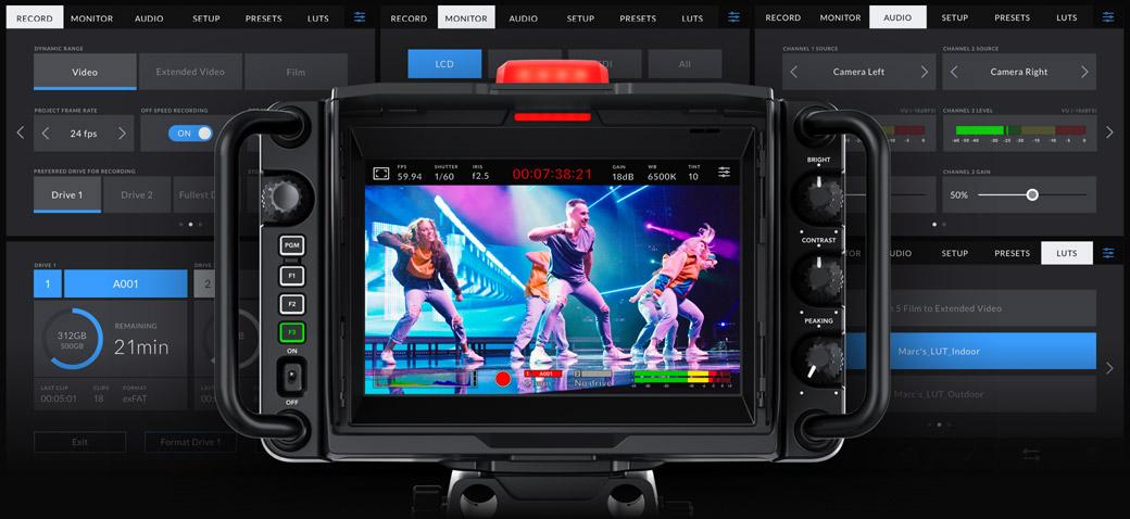 Powered by Blackmagic OS