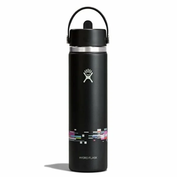 Hydro Flask Limited Edition 24 oz Wide Mouth with Flex Straw Cap Glitch