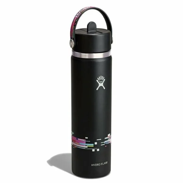 Hydro Flask Limited Edition 24 oz Wide Mouth with Flex Straw Cap Glitch