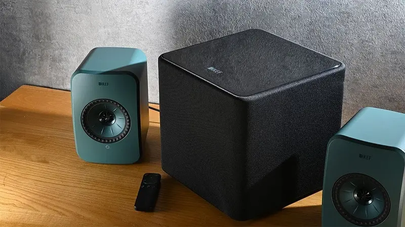 loa kef kube 8 mie kết nối dễ dàng