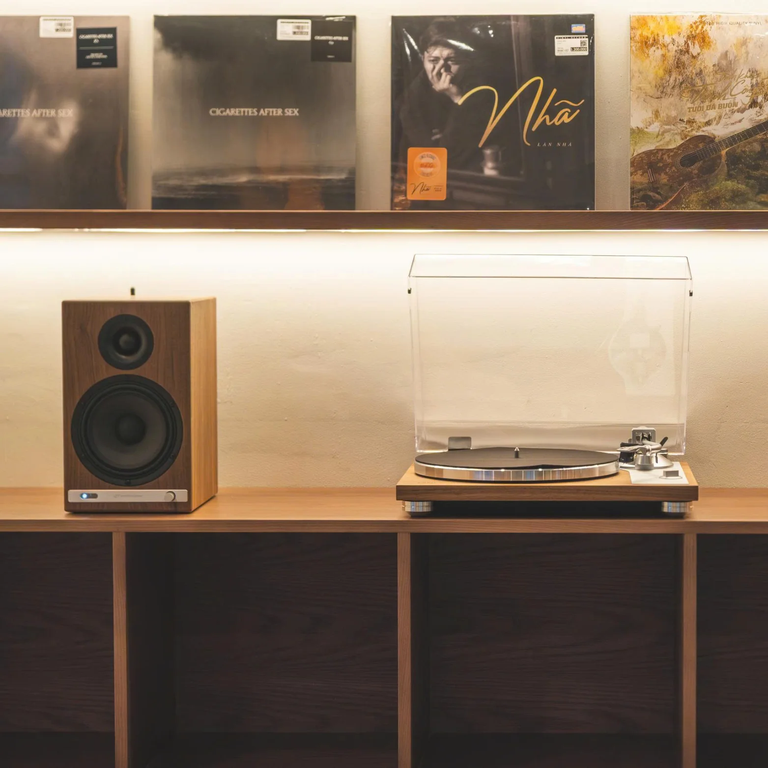 COMBO Mâm Đĩa Than TEAC TN-4D-SE & Audioengine HD6