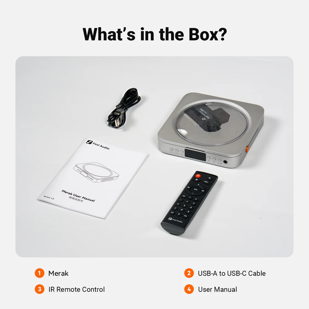 Fosi Audio Merak CD Player - Ảnh 7